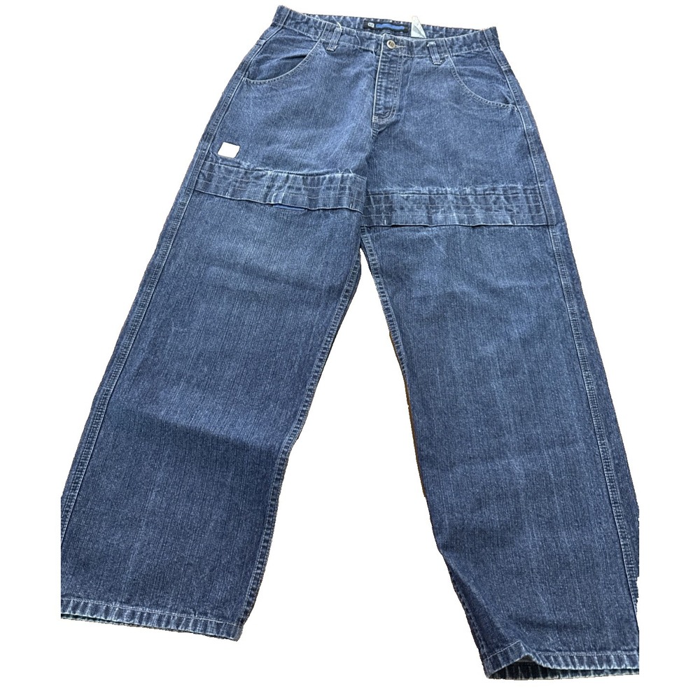 Vintage Levi's L2 Temple PantY2K Baggy Wide Leg SkaterDenim Jeans W32x28